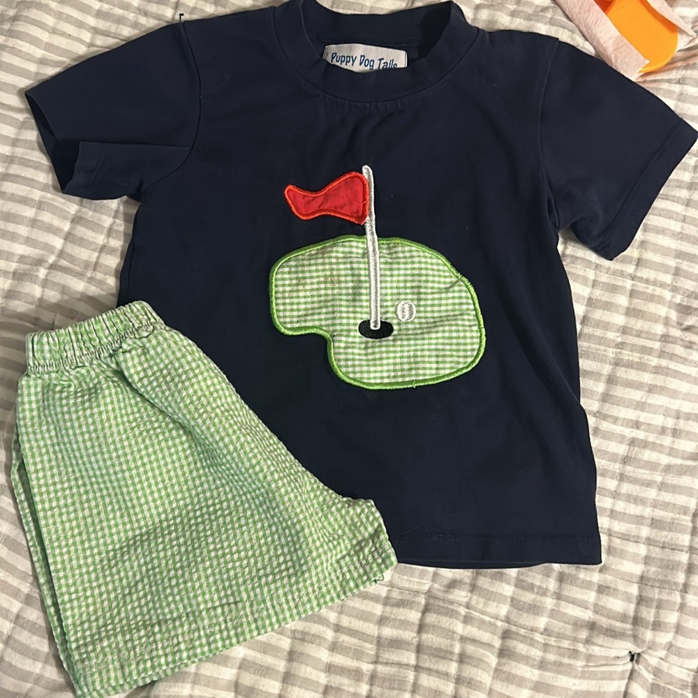 Puppy Dog Tales golf short set